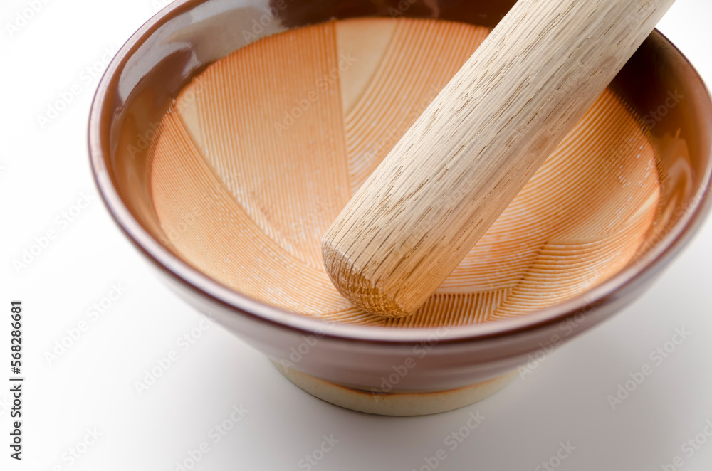 すりこ木とすり鉢 Stock Photo | Adobe Stock