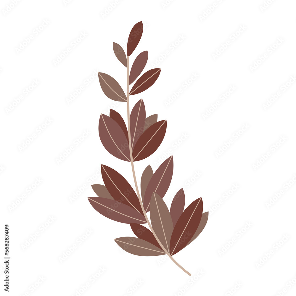 brown leaves element brown leaves element