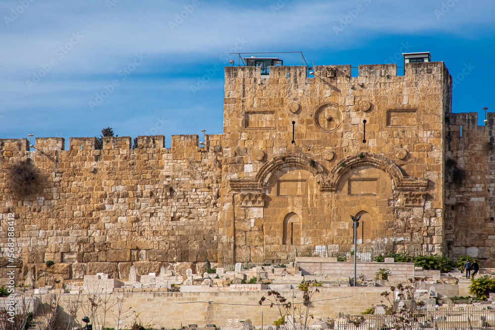 Beautiful Gate Old City Jerusalem