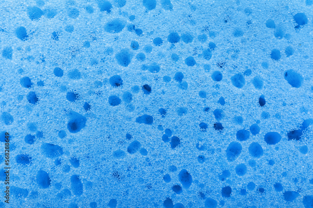 Texture of blue sponge as background Texture of blue sponge as background