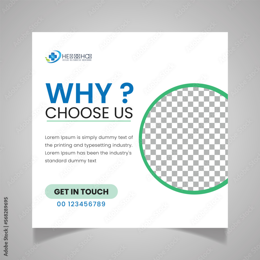 Medical Social Media Post Template Medical Social Media Post Template