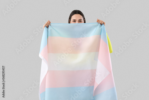 Young woman with transgende...