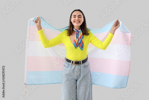 Young woman with transgende...
