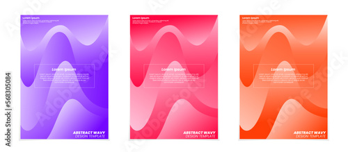 wave background. abstract wavy vector. wavy abstract for banners. poster business template. flyer in A4. Vector brochure design template. brochure in A4. Minimalist wavy posters.