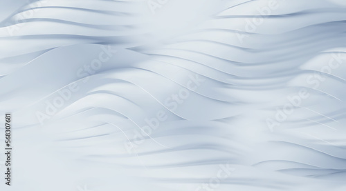 Fototapeta Naklejka Na Ścianę i Meble -  Abstract 3D White Background