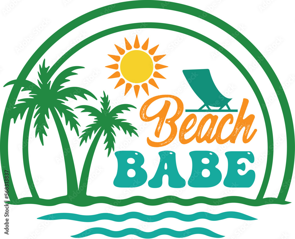 summer SVG design,  Summer SVG Bundle, Beach SVG, Beach Life SVG, Summer shirt svg, Beach shirt svg, Beach Babe svg, Summer Quote, Cricut Cut Files, Silhouette, Summer svg Files, Summer svg Files for 