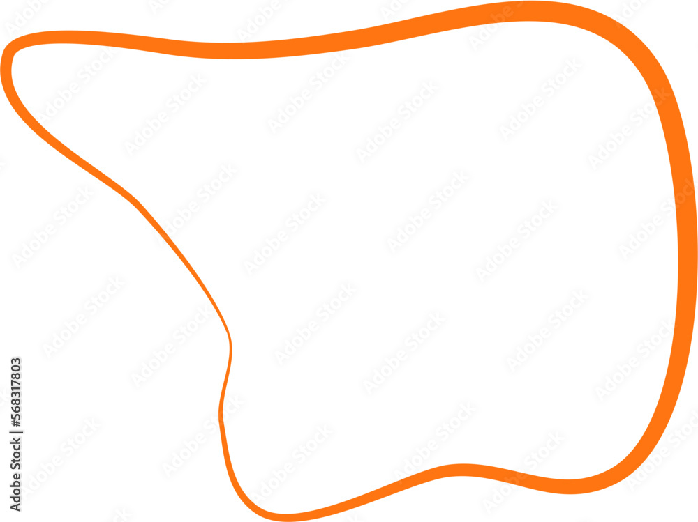 Aesthetic Blob Line Design Element Vector Aesthetic Blob Line Design Element Vector