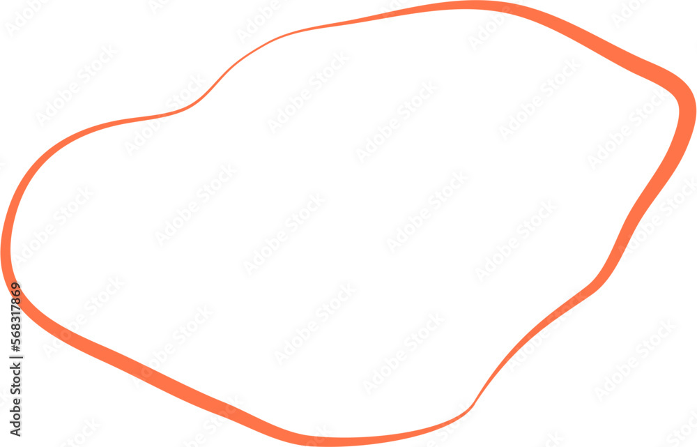 Aesthetic Blob Line Design Element Vector Aesthetic Blob Line Design Element Vector