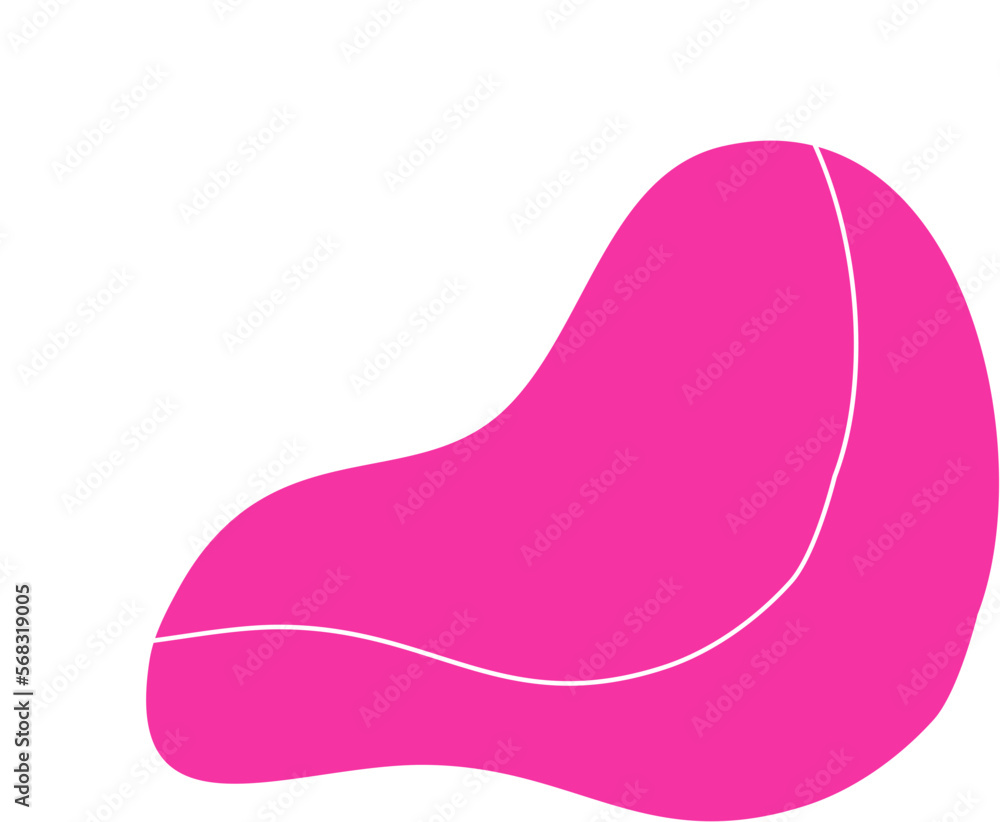 Pink Aesthetic Blob Design Element Vector Pink Aesthetic Blob Design Element Vector