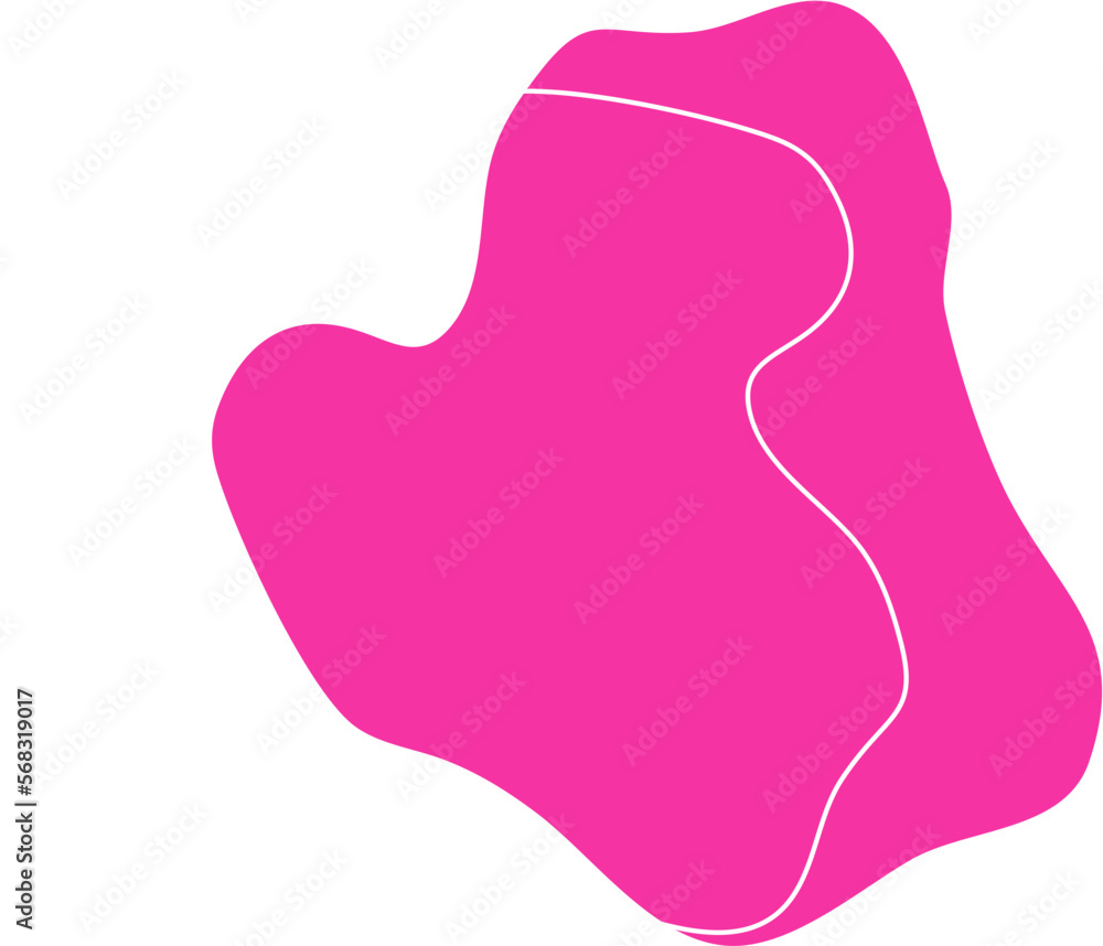 Pink Aesthetic Blob Design Element Vector Pink Aesthetic Blob Design Element Vector