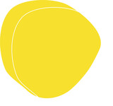 Yellow Aesthetic Blob Design Element Vector