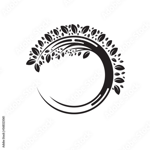 Tree leaf vector logo design