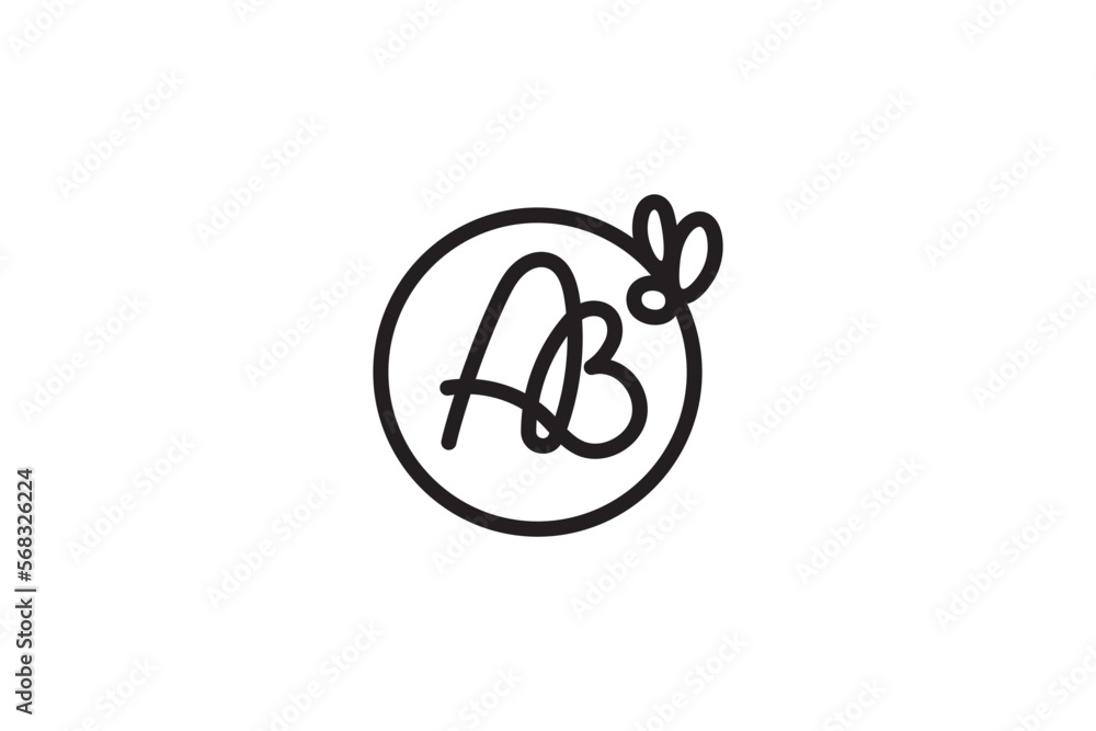 ab logo design concept ab logo design concept