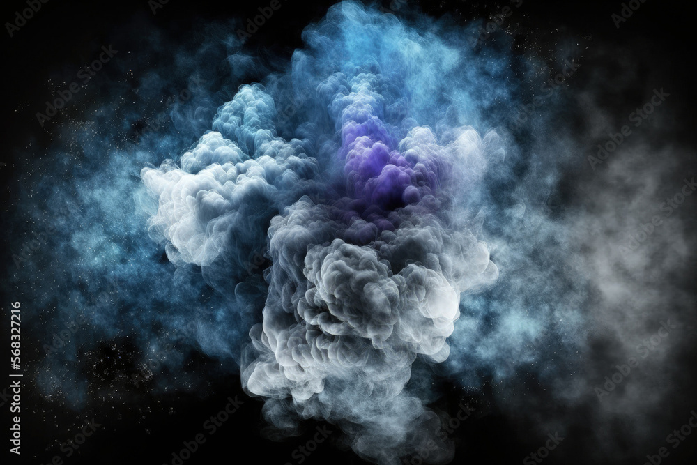 Fototapeta premium a translucent special effect of fog or smoke. Generative AI