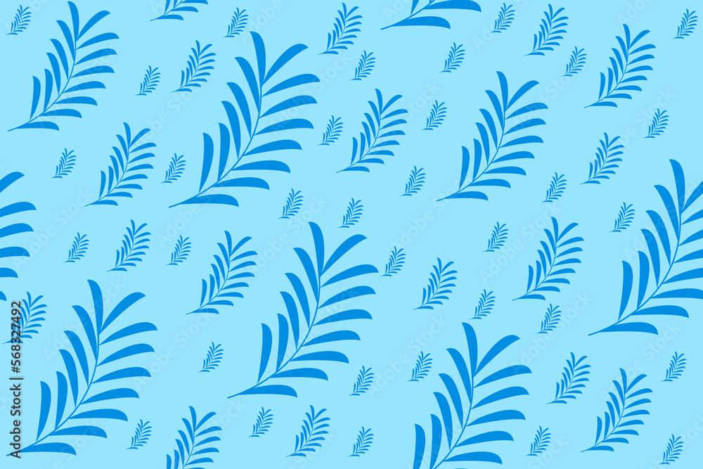 Seamless floral pattern. Endless background with viva magenta leaves ...