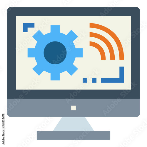 Repairing flat icon style