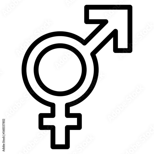 bigender icon style