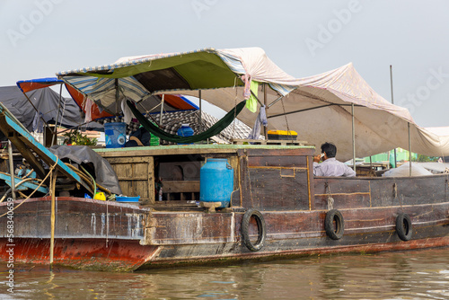 Floating market in the Mekong delta, Vietnam © Goran