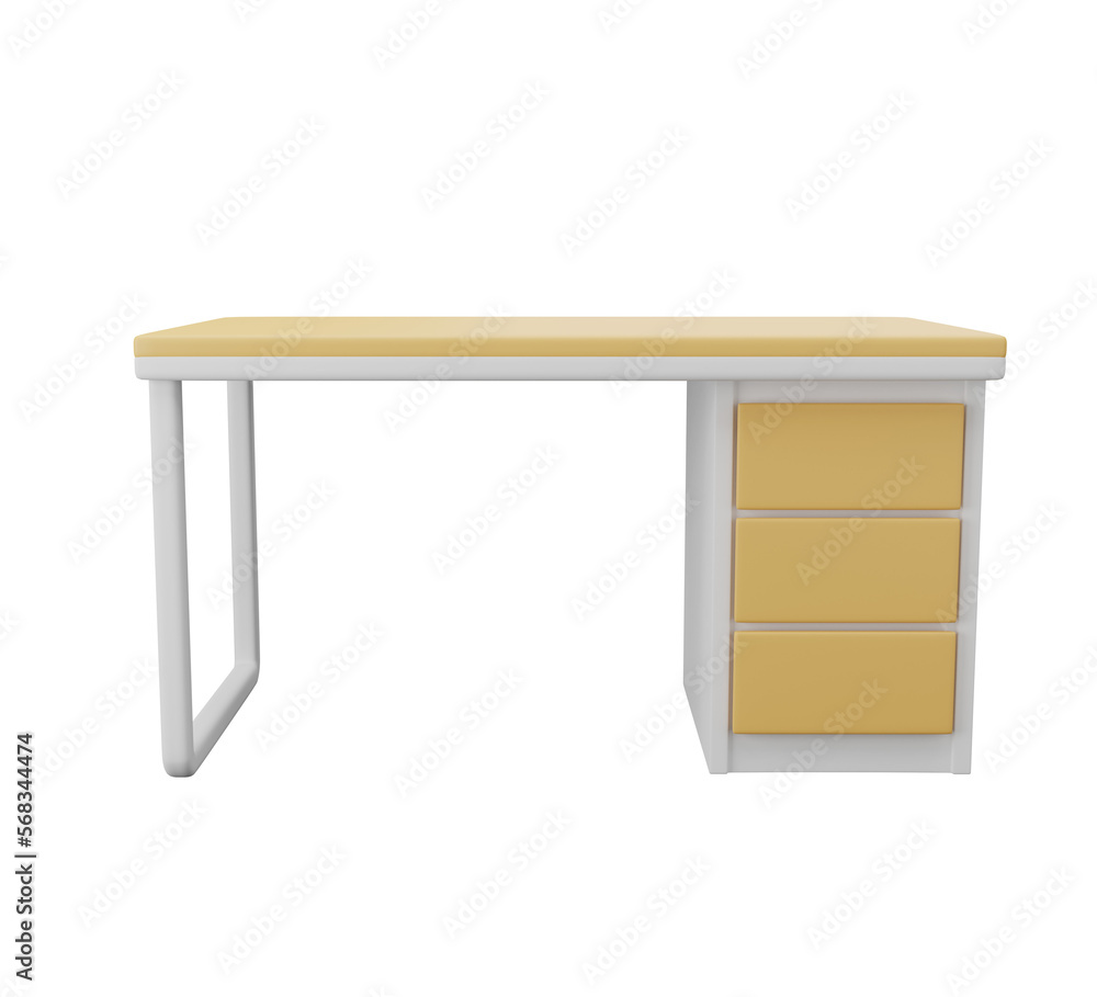 3D wooden desk 3D wooden desk