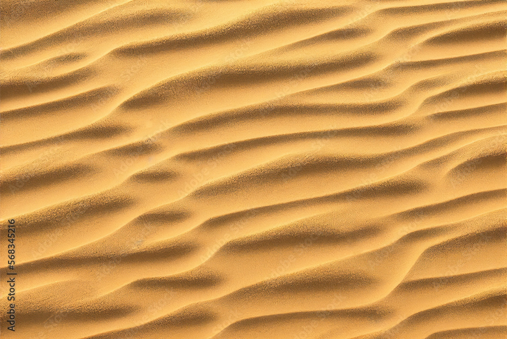 Sand ripples texture background. Wind in the desert. Generative AI Sand ripples texture background. Wind in the desert. Generative AI