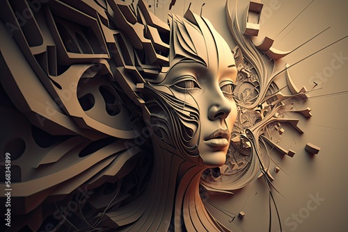 Wallpaper Mural carnival mask on black Torontodigital.ca