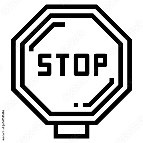 stop line icon style