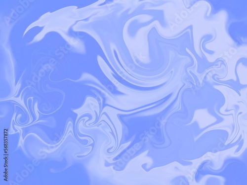 Colorful liquid marbling paint texture background abstract with a color mix of blue purple and white