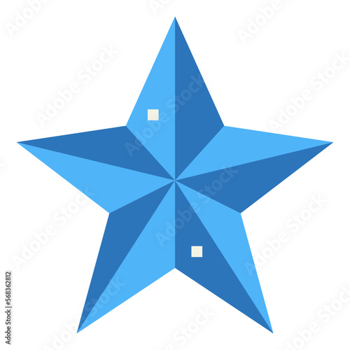 star flat icon style