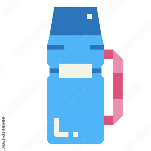 thermo flat icon style