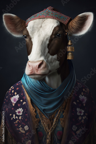 crasy cow photo