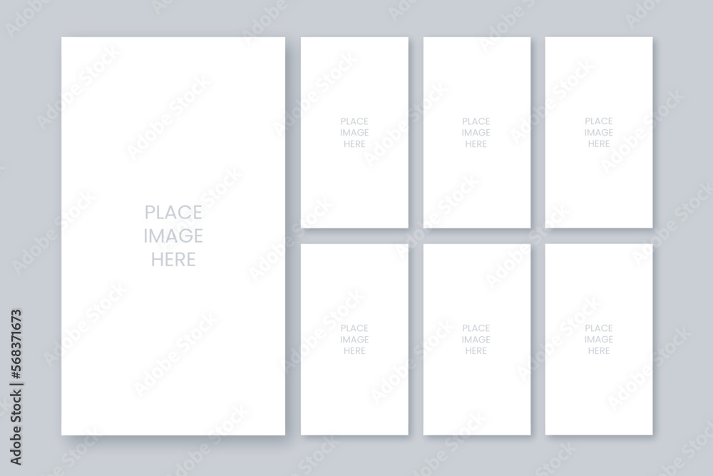 7 portrait layout social media stories post preview design 7 portrait layout social media stories post preview design