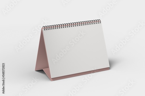 desk calendar mockup