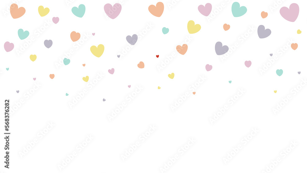 heart of valentine's day concept for pastel cute romantic of elegant symbol of love wallpaper pattern, vector with pastel colorful of hearts. On PNG transparent background heart of valentine's day concept for pastel cute romantic of elegant symbol of love wallpaper pattern, vector with pastel colorful of hearts. On PNG transparent background