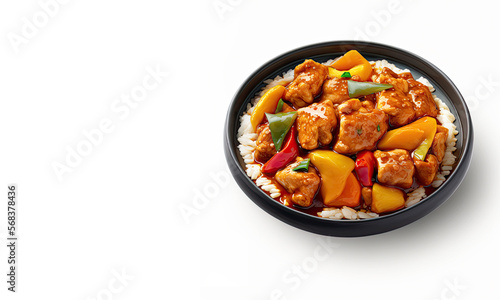 Plate of Sweet and Sour Por...