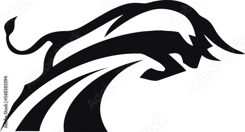 buffalo travel Logistics tracking and transport logo design