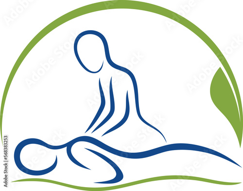 massage therapy logo design