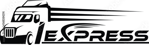 Logistics tracking and transport logo design