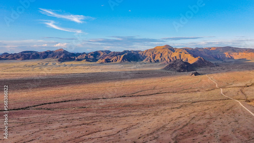 the dessert and the hills of namibia