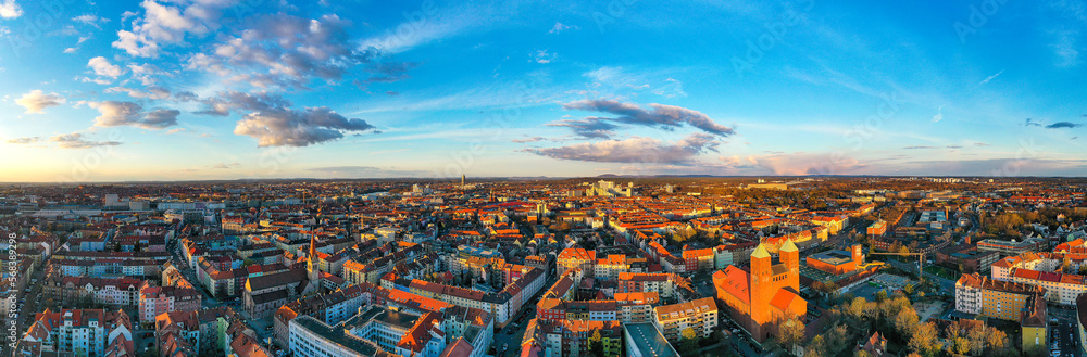 Obraz premium the view over nuernberg