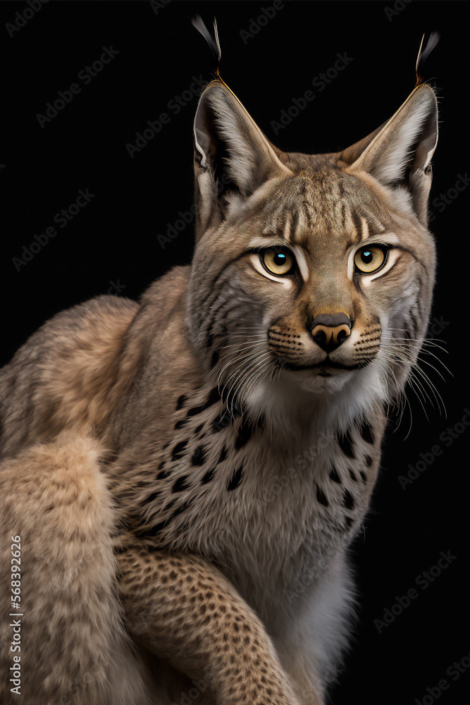 Obraz premium Majestic Lynx Stealth