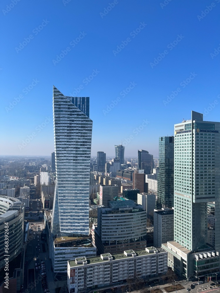 Obraz premium skyscraper beautiful Skyline city view