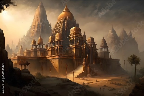 golden era of India created using Generative AI Technology