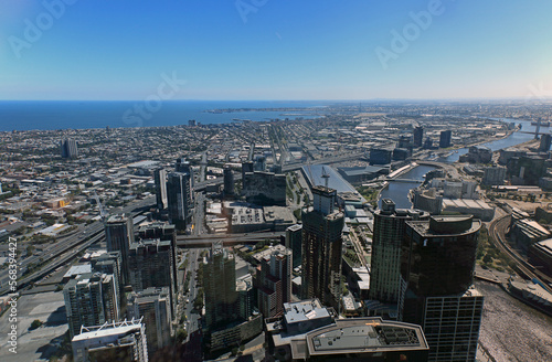 Melbourne viewed from Eureka Tower  Australia