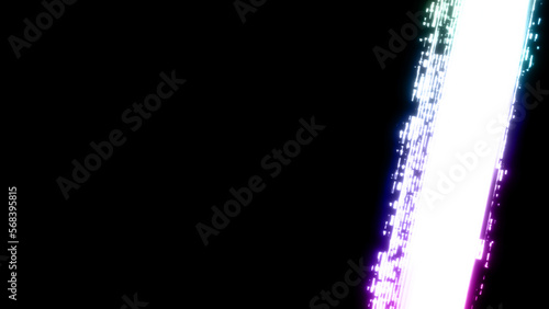 Digital Diagonal Shiny Colored Noise Line Abstract Background 