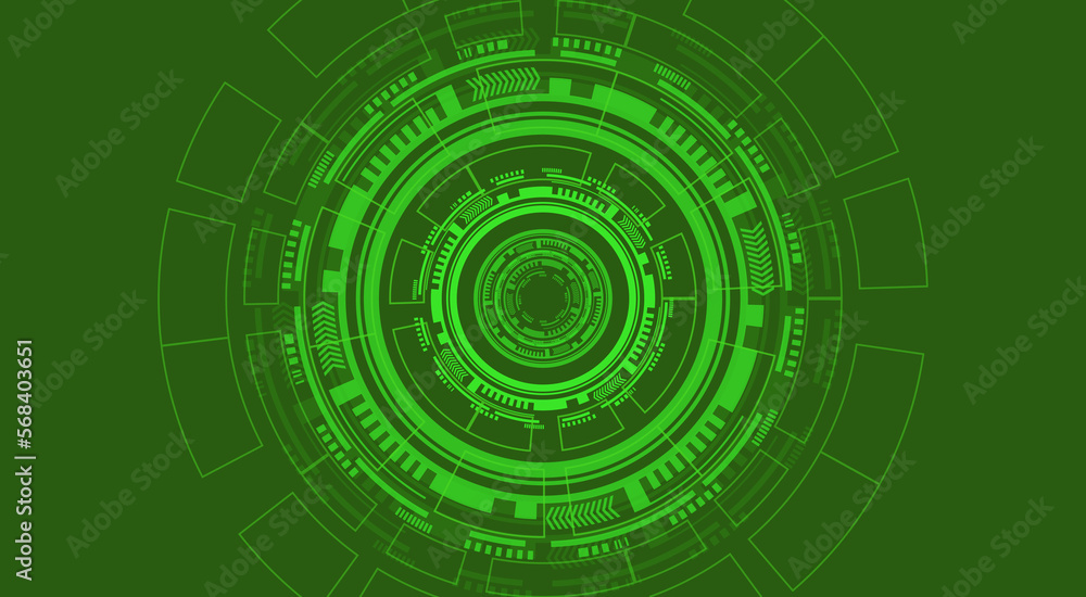 Obraz premium Bright technological background