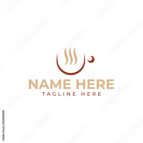 Coffee Cup Logo Design, Coffee Shop Logo (ID: 568404848)