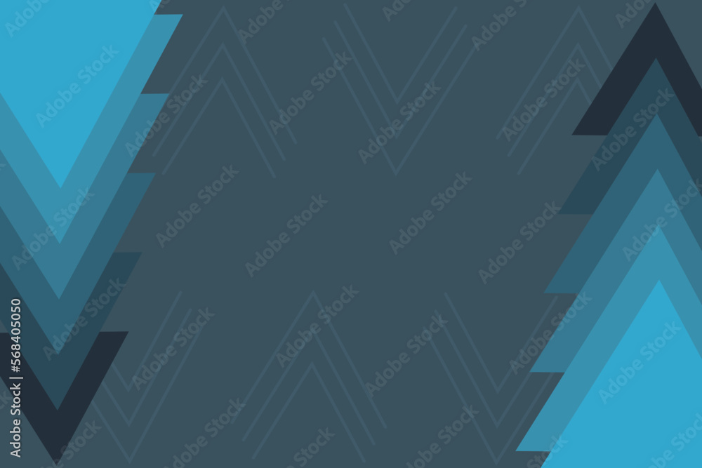 geometric banner with blue triangles on grey background geometric banner with blue triangles on grey background