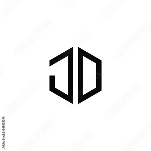 Letter JD or JO Logo Design (ID: 568405290)