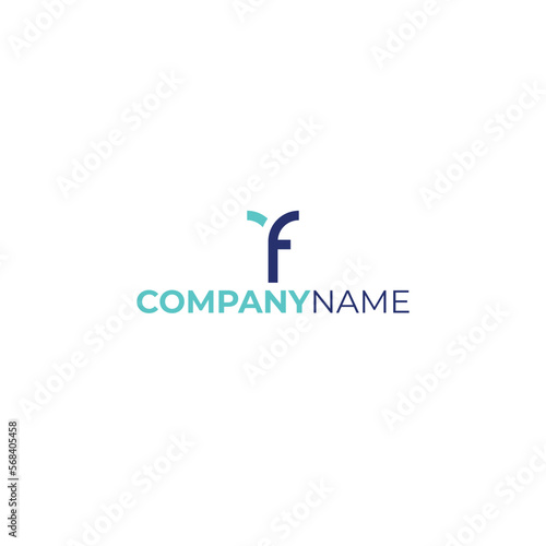 Letter RF or FR Logo Design (ID: 568405458)