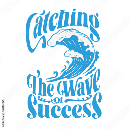 catching the wave of success illustration